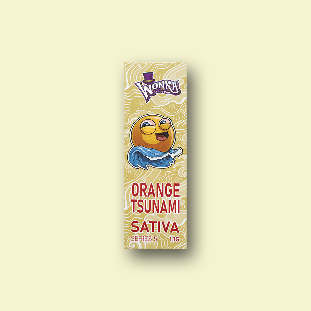 orange flavour THC vape pen
